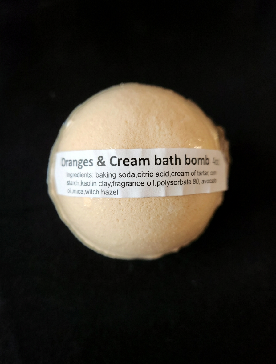 Oranges & Cream Bath Bomb